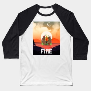 Fire Spirit Baseball T-Shirt